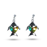 Lootkabazaar Korean Made Swarovski Drop Earring For Women (KHMSSJDES111820)